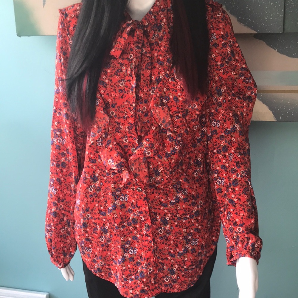 Abercrombie & Fitch Boho Floral Blouse